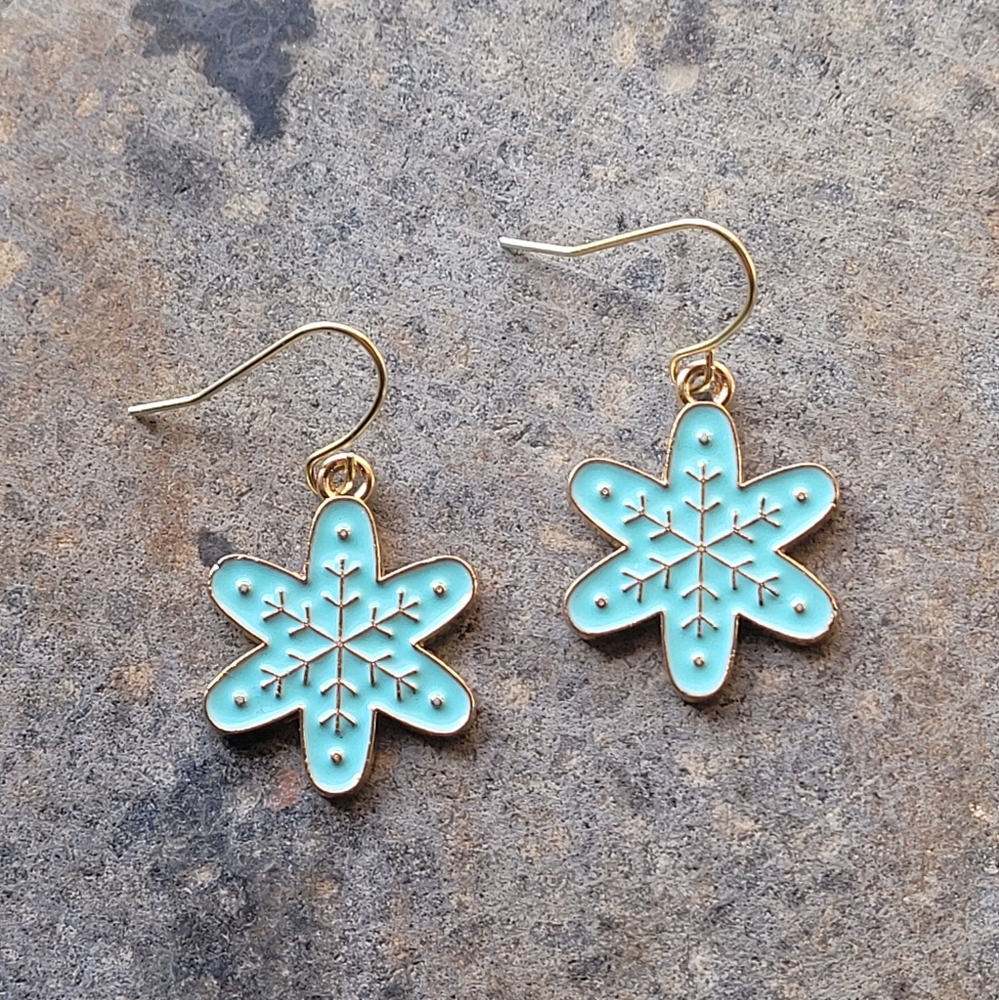 Snowflake Holiday Earrings